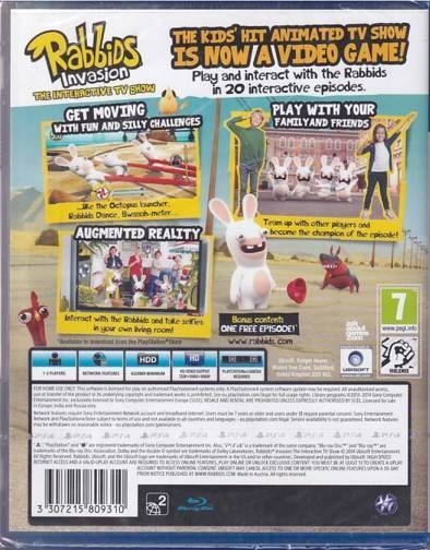 Rabbids Invasion - The Interactive Tv Show  - PS4 - (AA Grade) (Genbrug)